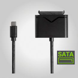 USB-C/SATA HDD+SSD adapter