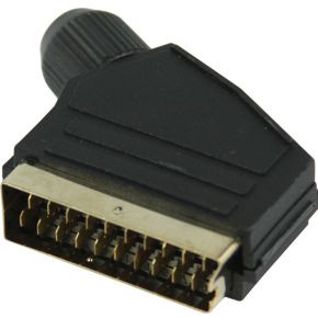 Image of SCART connector SCART mannelijk zwart - Valueline