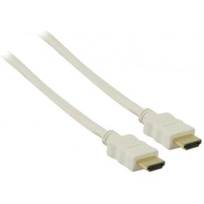 Image of High Speed HDMI Kabel Met Ethernet HDMI-Connector - HDMI-Connector 5.00 M Wit