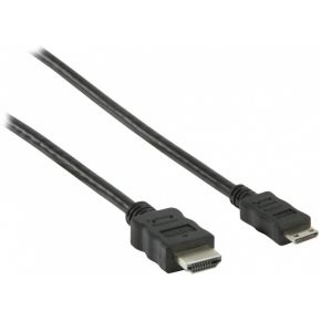 Image of Valueline Mini HDMI - HDMI, 2.0m zwart met ethernet