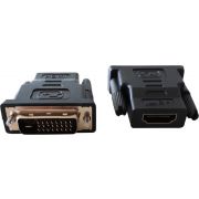 Techly-DVI-D-HDMI-M-F-DVI-D-HDMI-Zwart-kabeladapter-verloopstukje-IADAP-DVI-HDMI-F-