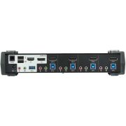 ATEN-4-Poorts-KVM-Schakelaar-USB-3-0-4K-DisplayPort-MST-Zwart