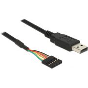 DeLOCK-1-8m-USB2-0-A-TTL-6-p-USB-kabel-1-8-m-Zwart