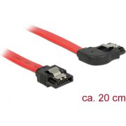 DeLOCK 83967 SATA-kabel 0,2 m SATA 7-pin Zwart, Rood