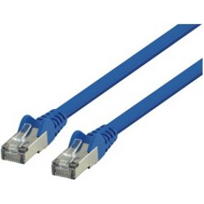 Image of Valueline FTP CAT 6 FLAT network cable 0.5m Blauw