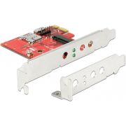 DeLOCK 89925 interfacekaart/-adapter Intern M.2, PCIe, USB 2.0, USB 3.2 Gen 1 (3.1 Gen 1)