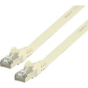Image of Valueline FTP CAT 6 FLAT network cable 1m Wit