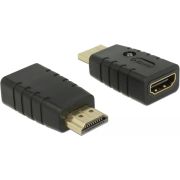 DeLOCK-63320-1-x-HDMI-A-19-pin-1-x-HDMI-A-19-pin-Zwart-kabeladapter-verloopstukje