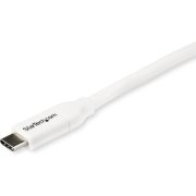 StarTech-com-USB-C-naar-USB-C-kabel-met-5A-100W-Power-Delivery-M-M-wit-2-m-USB-IF-certificatie