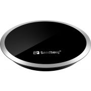 Sandberg Wireless Charger for Desk 10W oplader voor mobiele apparatuur Binnen Zwart