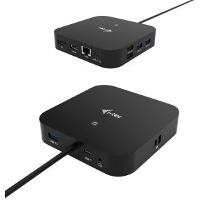 i-tec USB-C HDMI DP Docking Station with Power Delivery 100 W