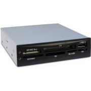 Inter-Tech-CI-02-geheugenkaartlezer-Intern-USB-2-0-Zwart