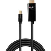 Lindy-40911-video-kabel-adapter-1-m-Mini-DisplayPort-HDMI-Type-A-Standaard-Zwart