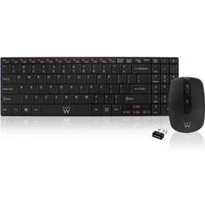 Image of Ewent EW3138 Wireless compact keyboard and mouse - QWERTY