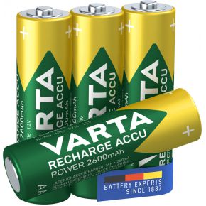 Image of 4 x AA Varta Ready to use batterijen - 2600mAh