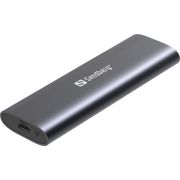 Sandberg-USB-3-2-Case-for-M-2-NVMe-SSD-SDD-behuizing-Zwart