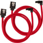 Corsair CC-8900284 SATA-kabel 2 stuks 0,6 m Zwart, Rood