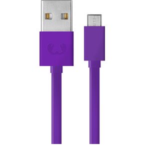 Image of Fresh n Rebel Flat Micro USB Cable Small Purple 50cm