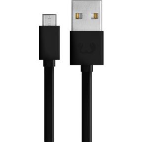 Image of Fresh n Rebel Flat Micro USB Cable Large Black 150cm