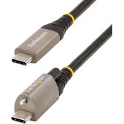 StarTech.com 50cm Vergrendelbare USB-C Kabel met Topschroef, 10Gbps, USB 3.1/3.2 Gen 2 Type-C Kabel,