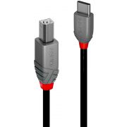 Lindy-36940-USB-kabel-0-5-m-USB-2-0-USB-C-USB-B-Zwart