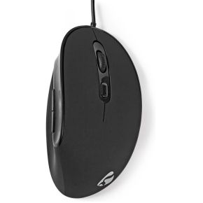 Nedis Ergonomic Wired Mouse | 3200 DPI | 6-Button | Black
