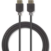 Nedis High Speed HDMI-kabel met Ethernet | HDMI-connector - HDMI-connector | 2,0 m | Antraciet