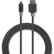 Nedis High Speed HDMI-kabel met Ethernet | HDMI-connector - HDMI-micro-connector | 2,0 m | Antrac