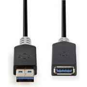 Nedis Kabel USB 3.0 | A male - A female | 2,0 m | Antraciet [CCBW61010AT20]