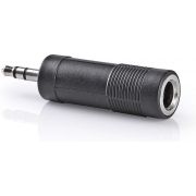 Nedis-Stereo-Audioadapter-3-5-mm-Male-6-35-mm-Female-Zwart