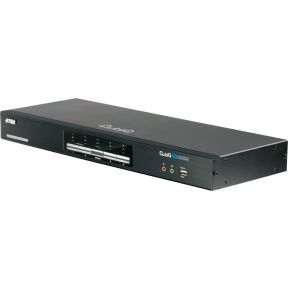 Image of Aten 4Port USB DVI DualView KVM switch with audio - Aten