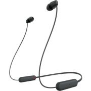 Sony-WI-C100-Headset-Draadloos-In-ear-Oproepen-muziek-Bluetooth-Zwart