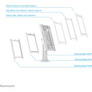 Neomounts-DS15-640-veiligheidsbehuizing-voor-tablets-Wit