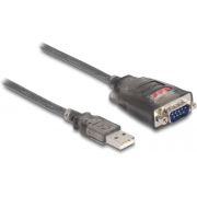 DeLOCK-61400-tussenstuk-voor-kabels-USB-A-RS-232-Zwart
