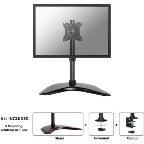 NeoMounts Flat Screen Desk mount (10-30") desk clamp/stand/grommet