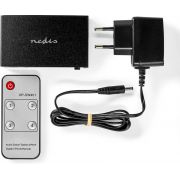 Nedis-Digitale-Audio-Switch-4-wegs-Input-DC-Power-4x-TosLink-Output-TosLink-Female-Afstandsbed