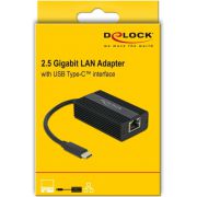 DeLOCK-65990-kabeladapter-verloopstukje-USB-Type-C-RJ45-Zwart