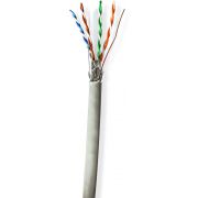 Nedis-Netwerk-Kabel-Rol-CAT6-Solid-S-FTP-CCA-100-0-m-Binnenshuis-Rond-PVC-Grijs-Gift-B
