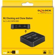 DeLOCK-64178-basisstation-voor-opslagstations-USB-3-2-Gen-2-3-1-Gen-2-Type-C-Zwart