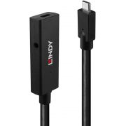 Lindy-43364-USB-kabel-5-m-USB-3-2-Gen-2-3-1-Gen-2-USB-C-Zwart