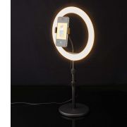 Nedis-Ringlicht-10-inch-120-LED-s-2700-6700-K-Grondplaat-Zwart