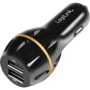 LogiLink-PA0201-oplader-voor-mobiele-apparatuur-Zwart-Auto