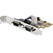 StarTech.com 2-Port PCI Express Seriële Interface Kaart, Dual Port PCIe naar RS232 (DB9) Seriële K