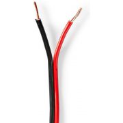 Nedis-Speaker-Kabel-2x-1-50-mm2-100-m-Op-Rol-Zwart-Rood