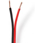 Nedis-Speaker-Kabel-2x-2-50-mm2-100-m-Op-Rol-Zwart-Rood