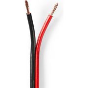 Nedis-Speaker-Kabel-2x-2-50-mm2-25-0-m-Folieverpakking-Zwart-Rood