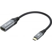 Equip-133492-video-kabel-adapter-0-15-m-USB-Type-C-HDMI-Zwart-Grijs