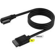 Corsair-iCUE-LINK-Cable-1x-600mm-with-Straight-Slim-90-deg-connectors-Black