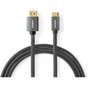 Nedis High Speed HDMI-Kabel met Ethernet | HDMI-Connector - HDMI-Ministekker | Gun Metal Grey | G
