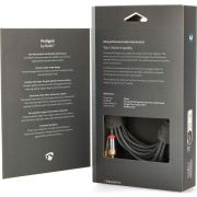 Nedis-Stereo-Audiokabel-2x-RCA-Male-2x-RCA-Male-Gun-Metal-Grey-Gevlochten-kabel